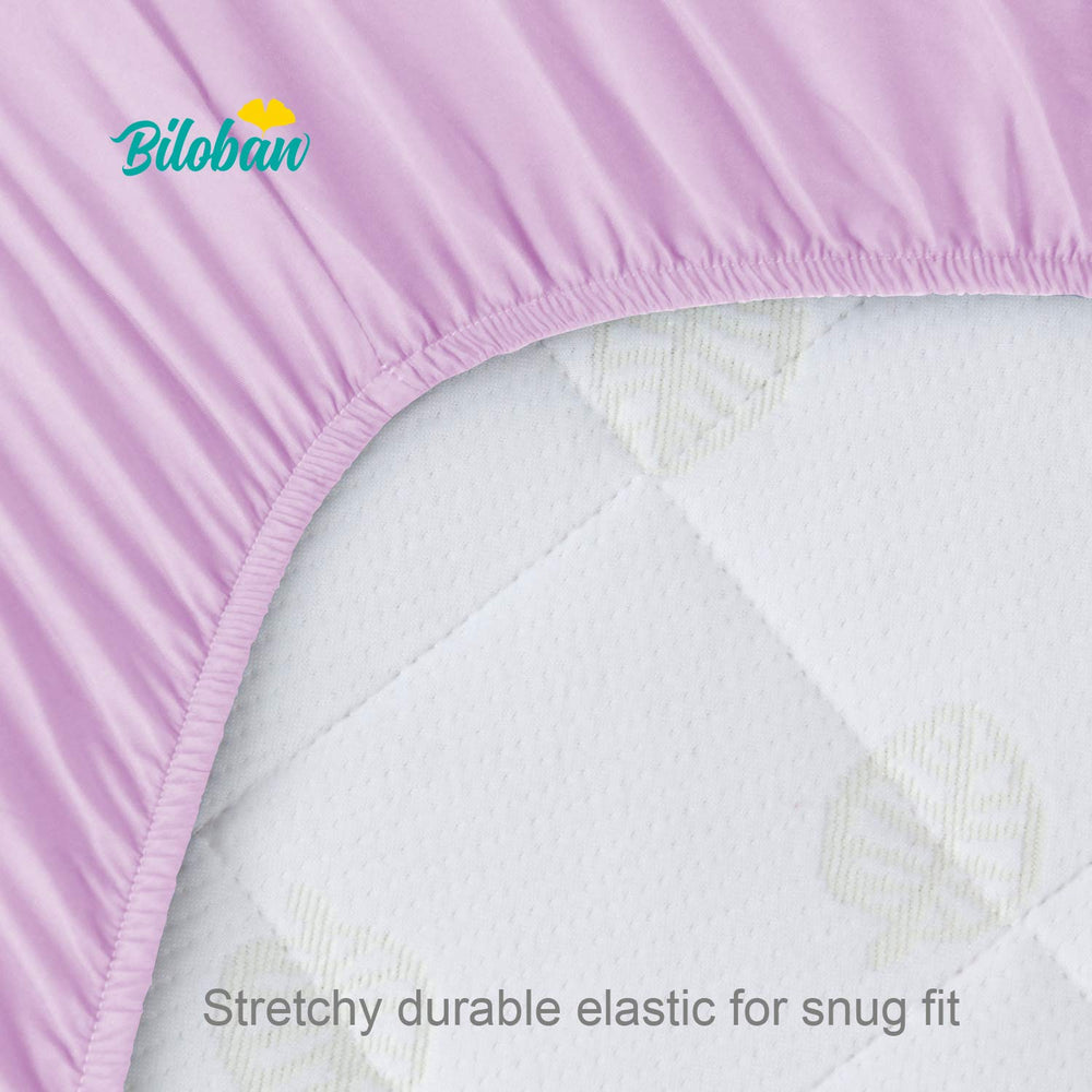 Biloban ultra-soft microfiber weave keeps baby comfortable during sleep and play.