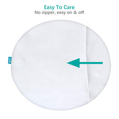 Biloban waterproof layer close-up shows protection against spills while breathable fabric supports comfort.