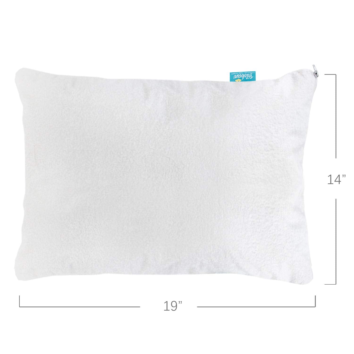 Biloban waterproof pillow protector closeup demonstrates stain defense and easy cleanup in daily use.
