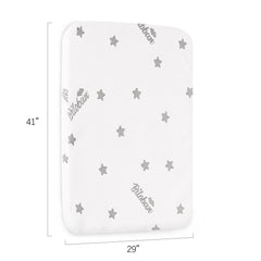 Biloban removable waterproof cover protects the mattress from spills.