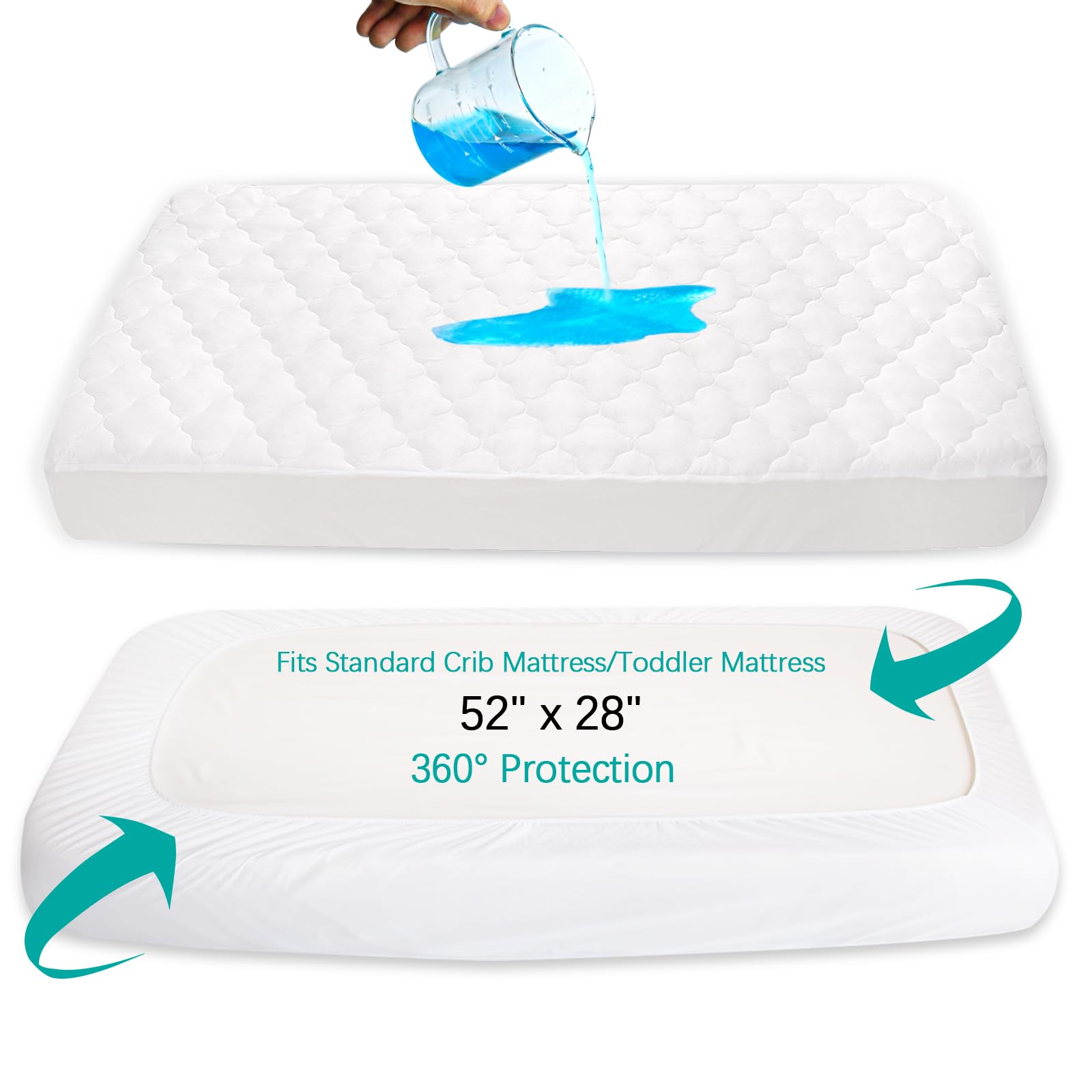 Biloban waterproof TPU layer shown up close providing skin-friendly protection against spills