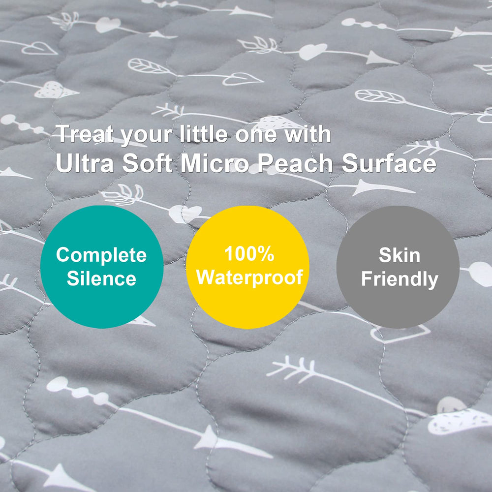 Biloban waterproof TPU layer protects against liquids without crinkly noise