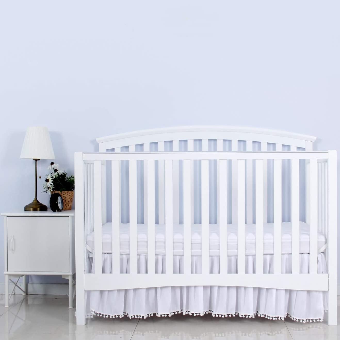 Biloban white microfiber fabric stays soft after washing and use.