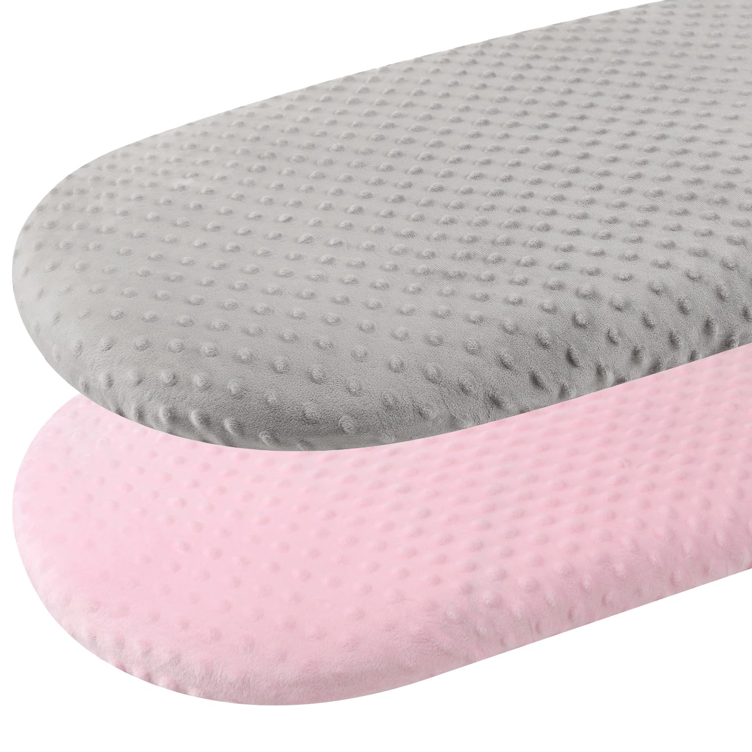Bilokonda Dot Bassinet Sheet Set front view shows soft breathable fabric for baby comfort.