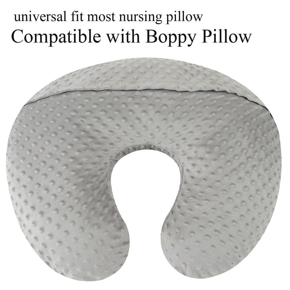 Bilokonda dot-nursing-pillow-cover pink-clouds-pattern brings gentle style and cozy support during feeds.