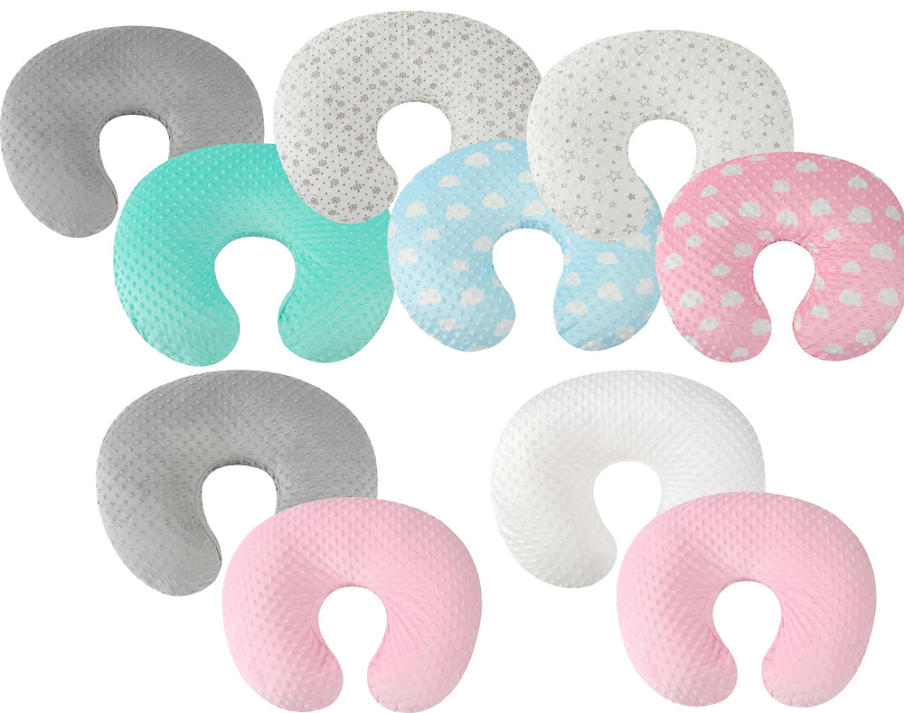 Bilokonda nursing pillow cover closeup shows soft texture for baby comfort
