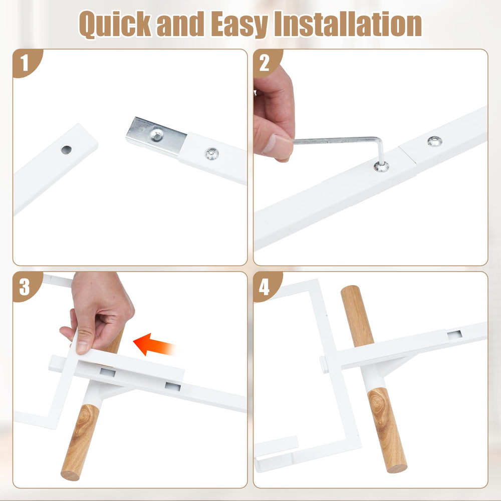 Bimiti door-hanger mounted on a door showing convenient entryway organization solution.