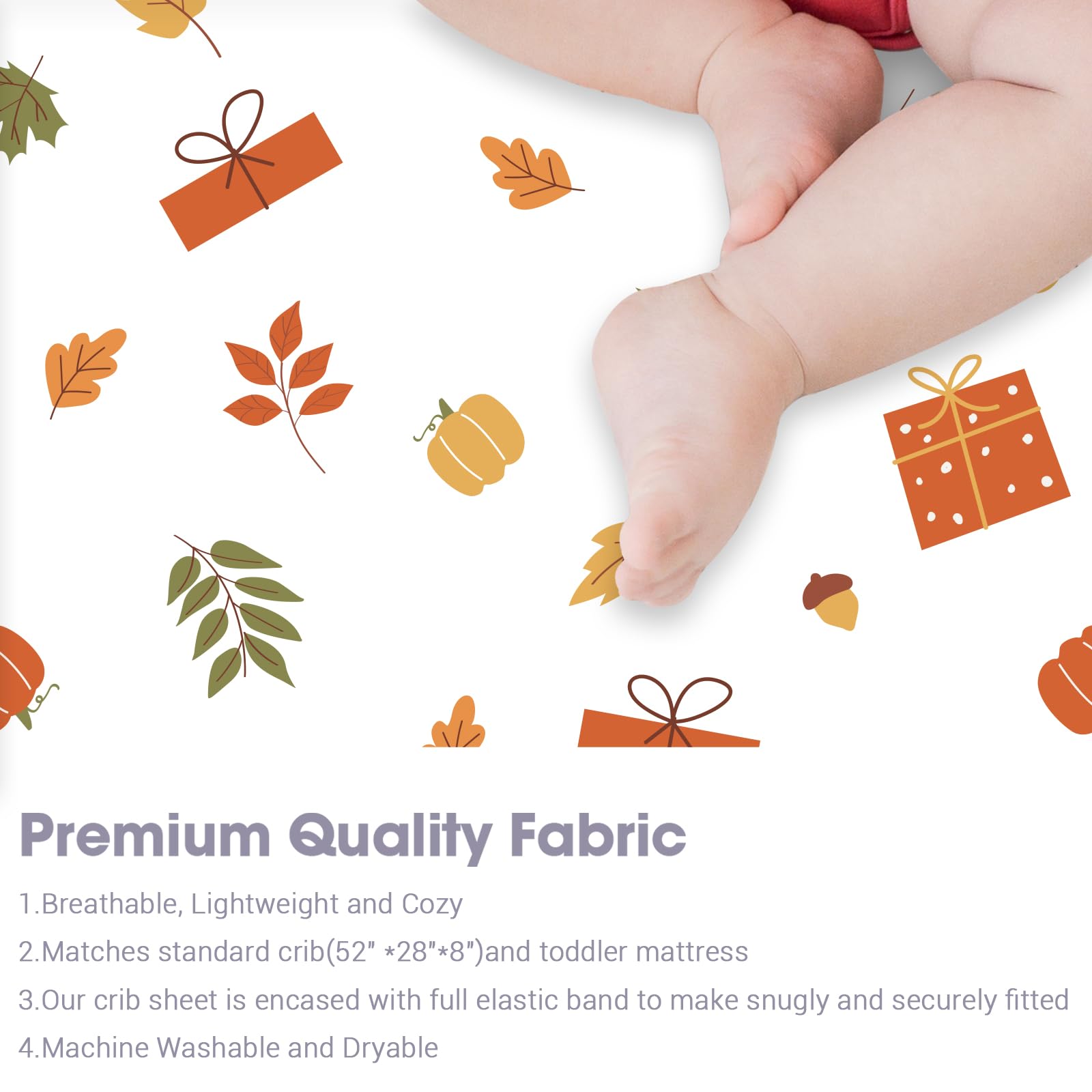 Bimocosy gift-ready crib sheets ideal for baby showers and registries