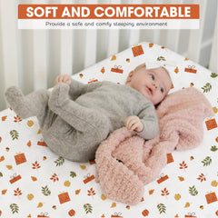 Bimocosy OEKO-TEX certified snug-fit crib sheets keep mattresses flat