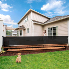 Bingguz 195-inch extra-wide gate extended for large openings, versatile access control.
