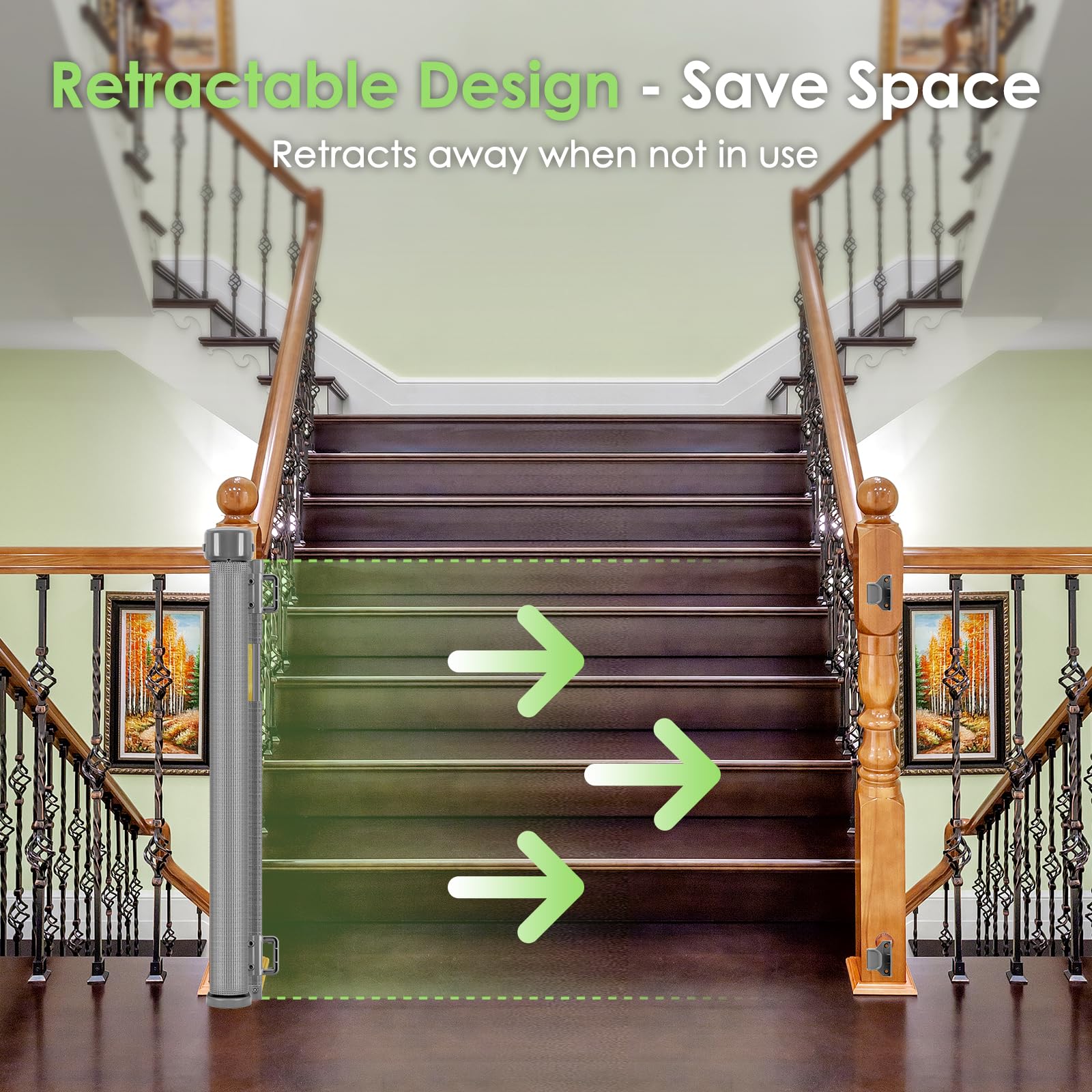 Bingguz built-in fiberglass support rods strengthen mesh for smooth retracting.