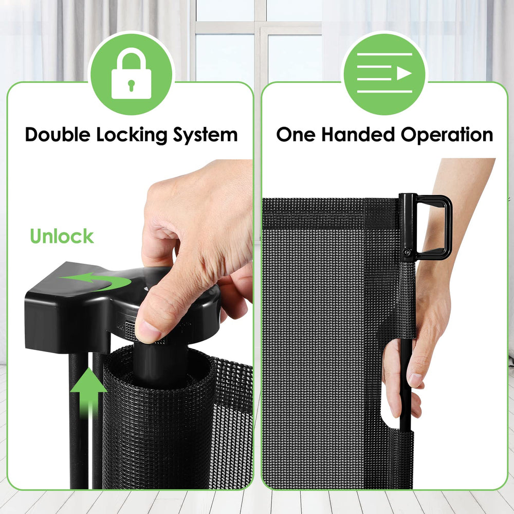 Bingguz easy installation with sliding hardware fits baseboards.