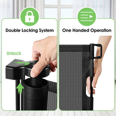 Bingguz easy installation with sliding hardware fits baseboards.