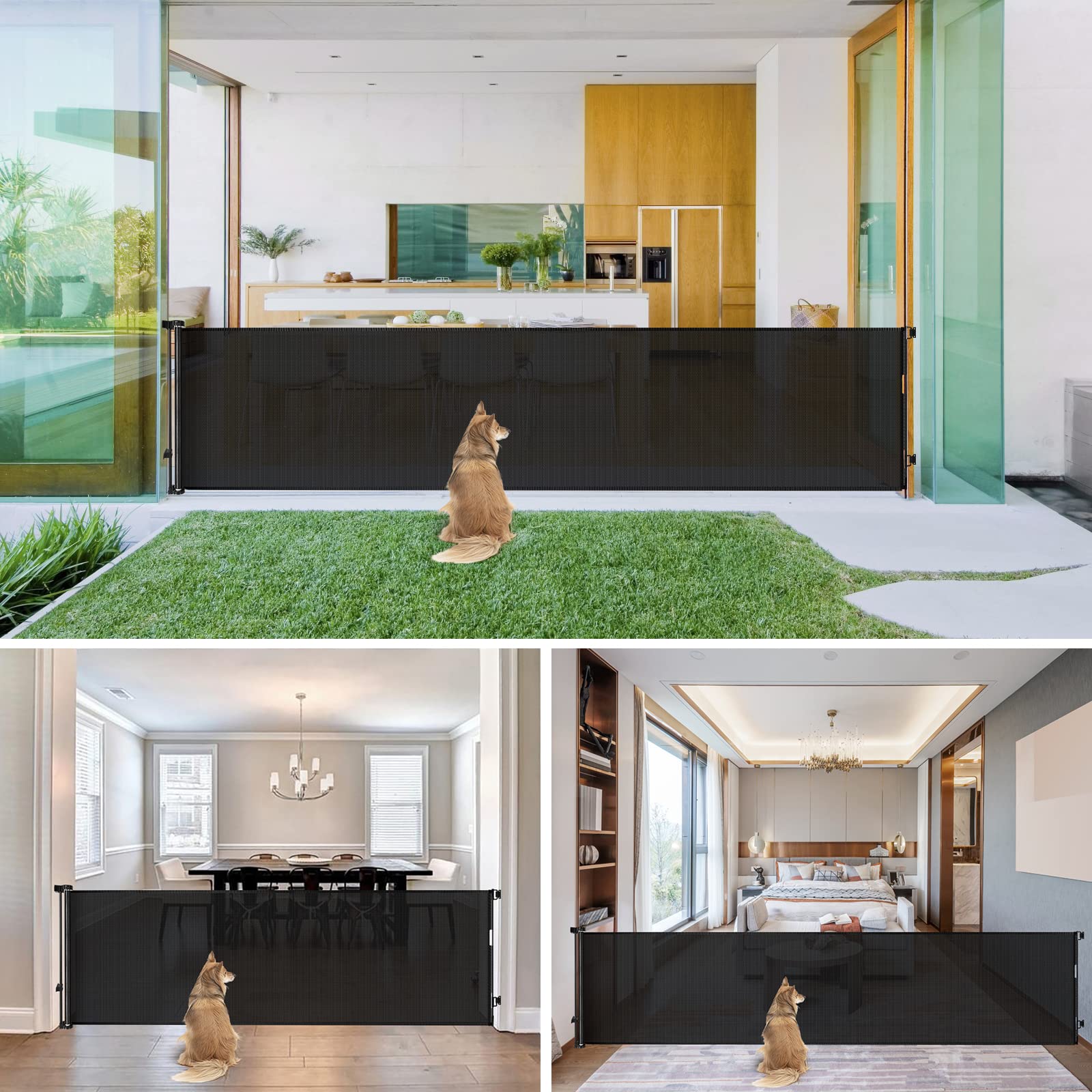 Bingguz gate divides wide open spaces for safety and flow.