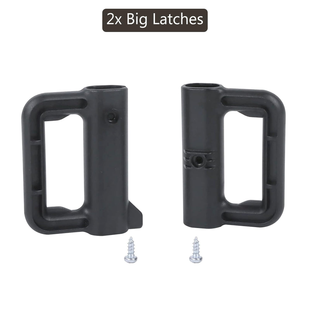 Bingguz reinforced retractable gate big latches deliver strong grip for quick access