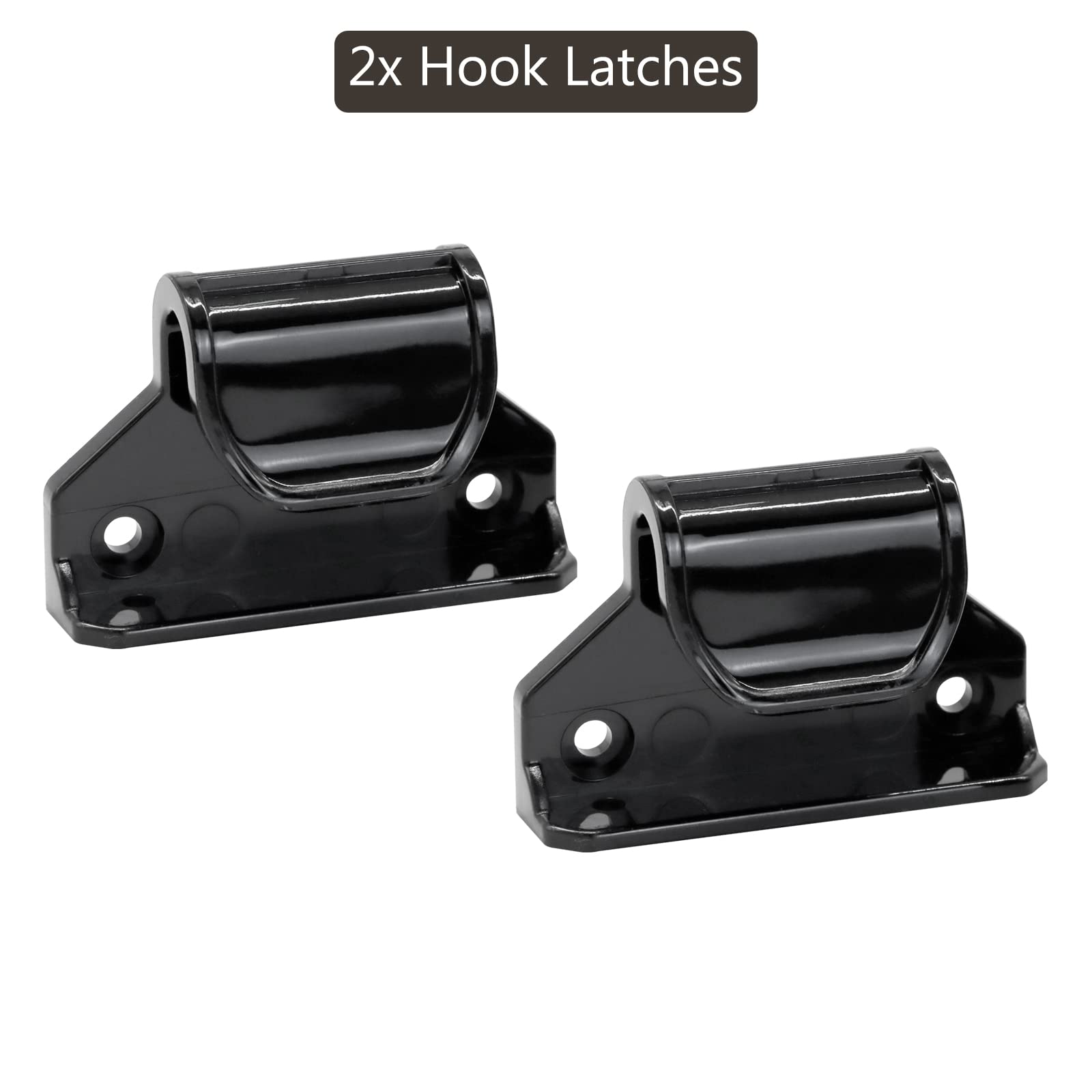 Bingguz reinforced retractable gate hook latches provide secure, easy-to-operate closures