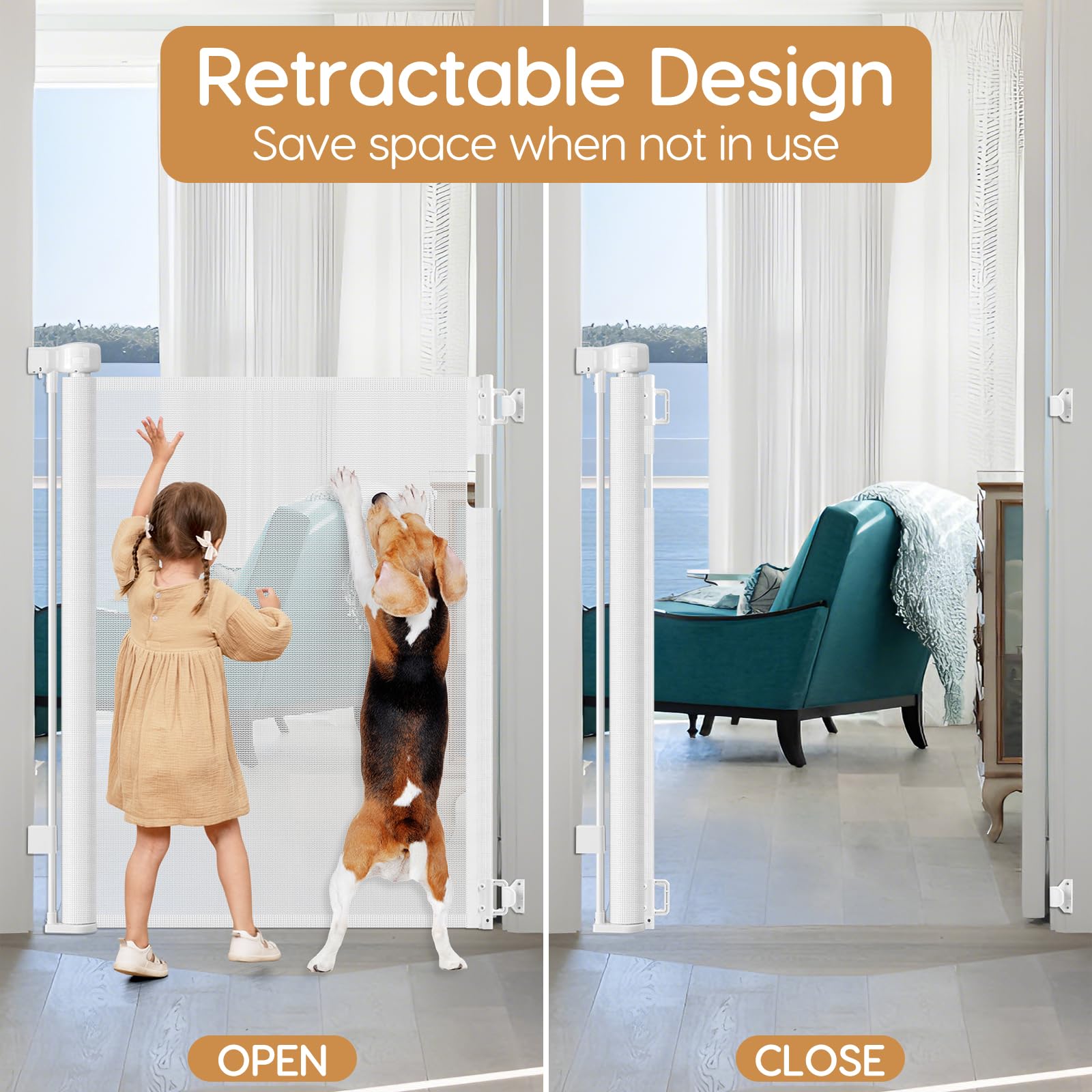 Bingguz retractable design saves space with seamless gate retraction