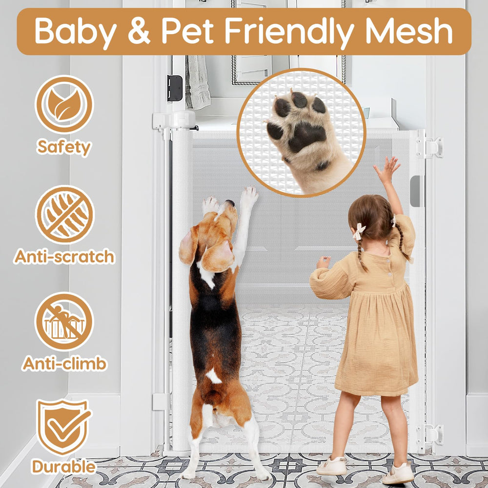 Bingguz safety scratch-resistant mesh protects kids and pets during play