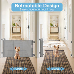 Bingguz Short Dog Gate one-handed operation for busy parents
