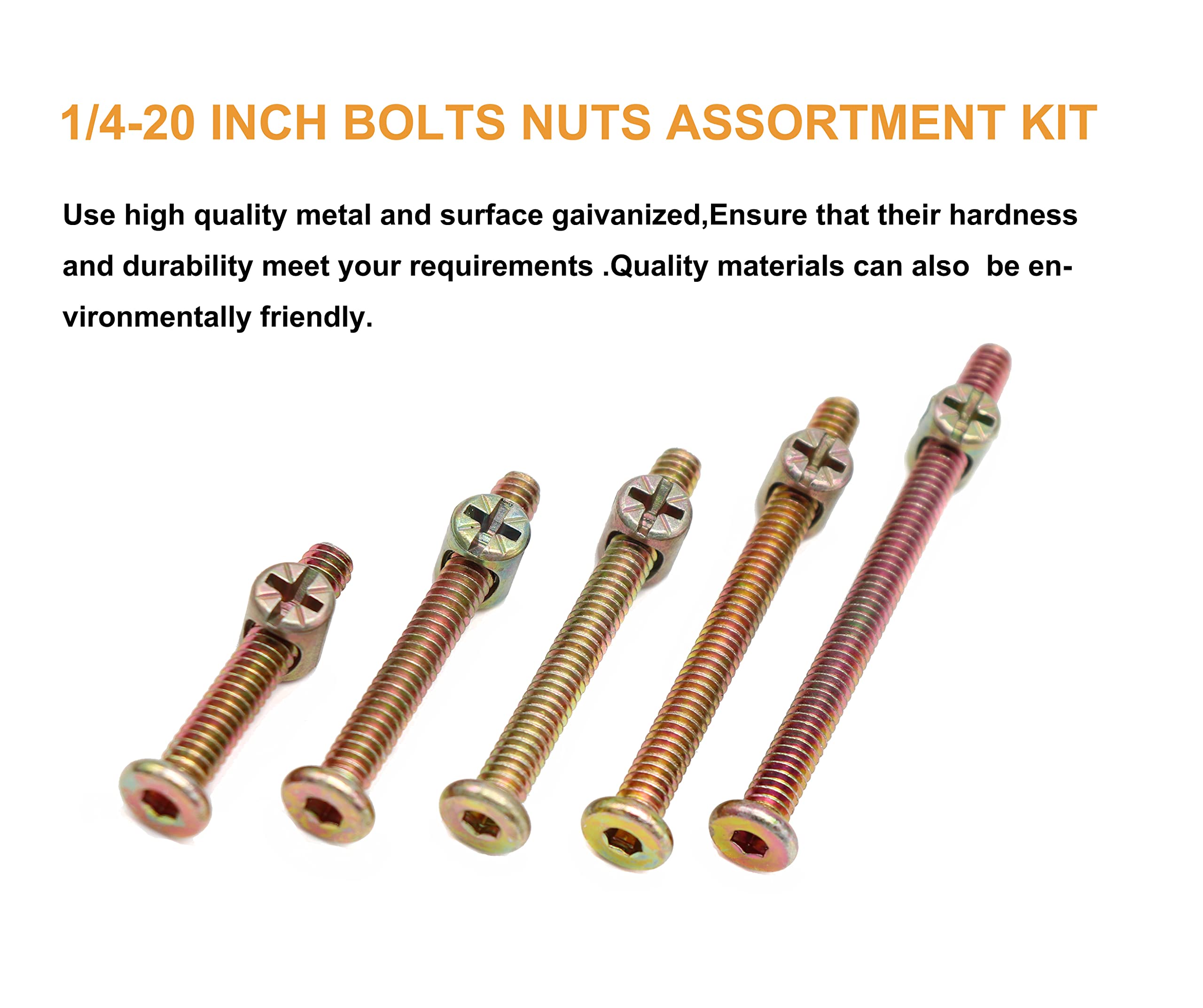 binifiMux 1-4-20 crib screws close up for durable assembly