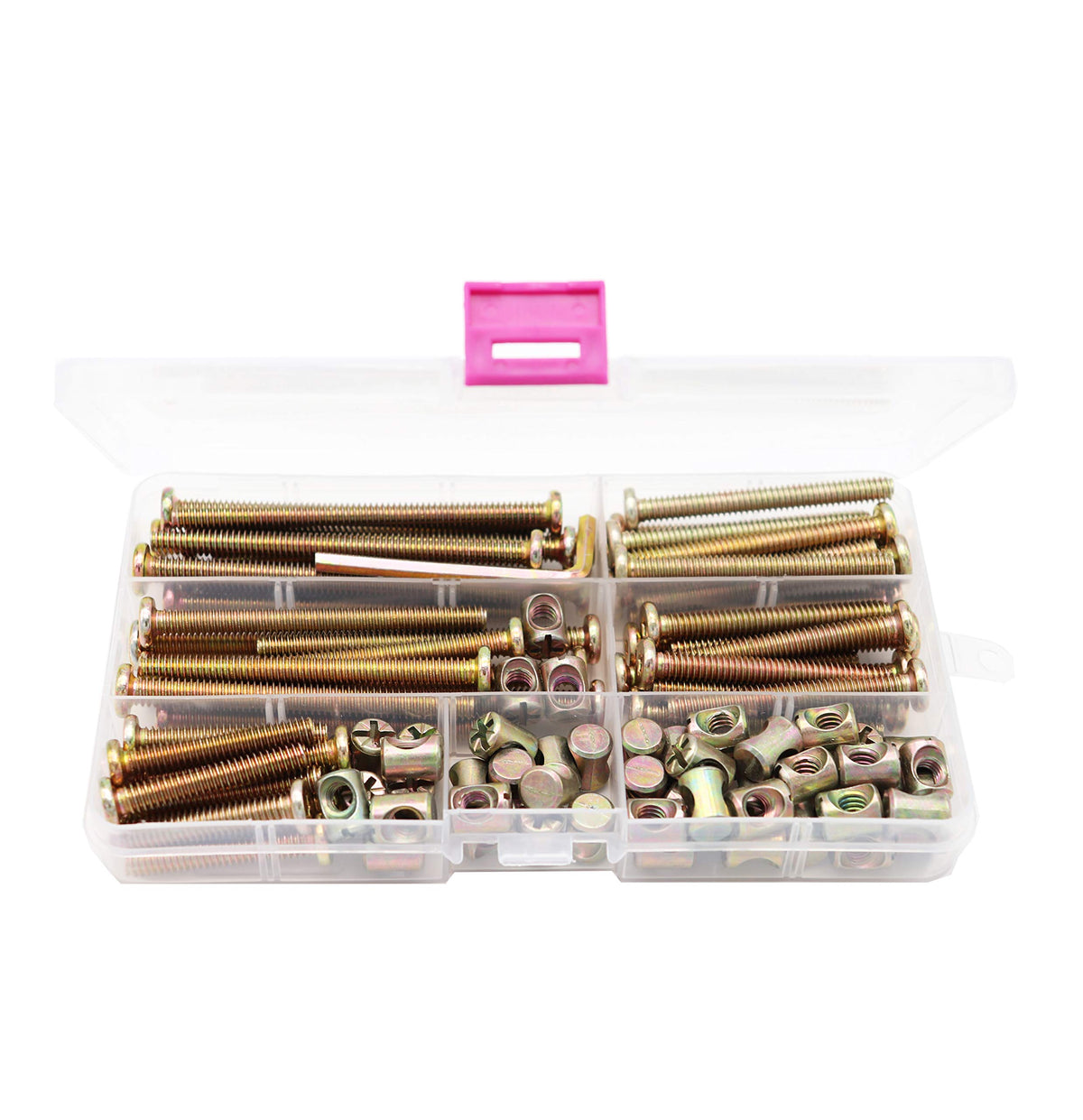binifiMux crib screws kit with bolts and barrel nuts ready for replacements