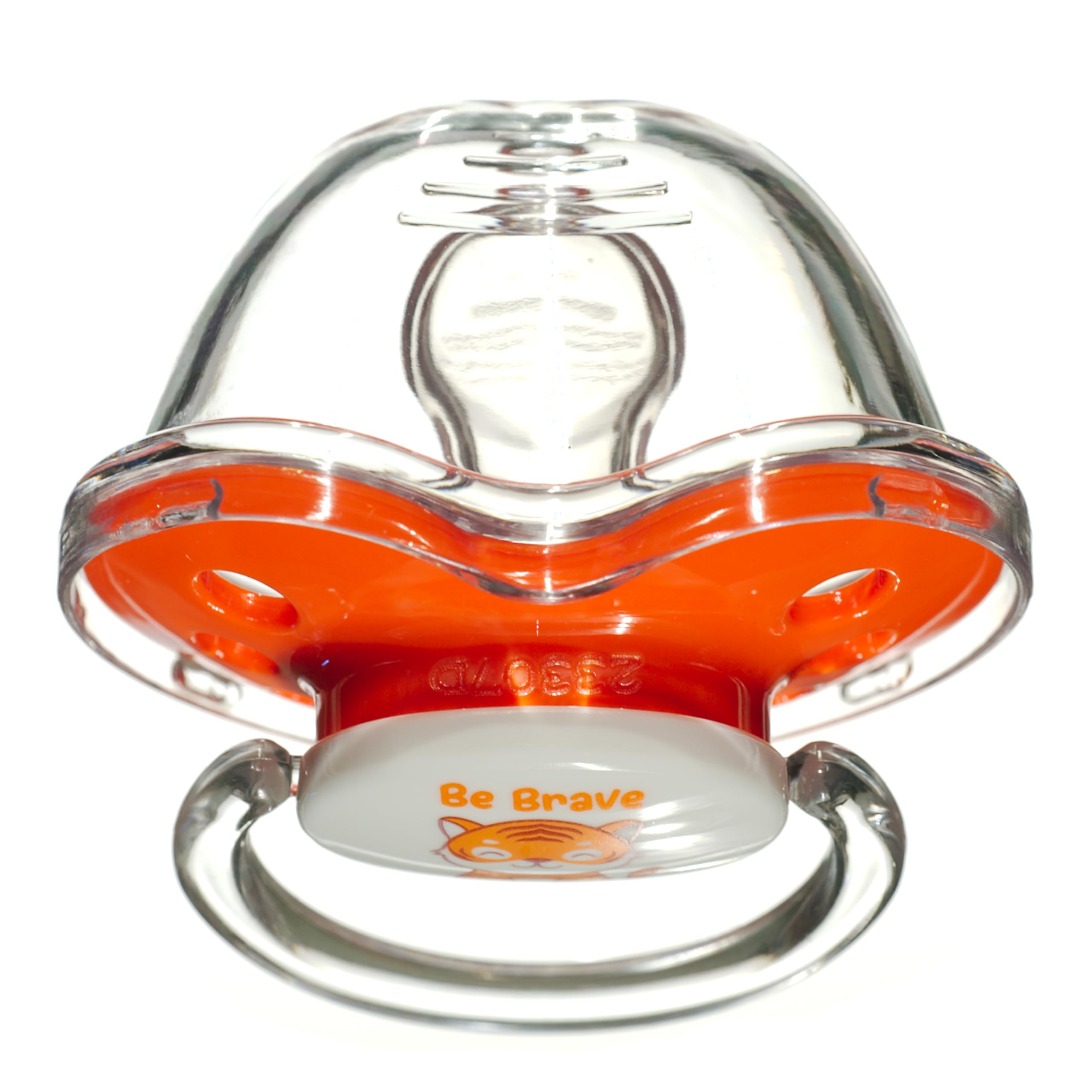 Binky curved nipple supports natural tongue rest