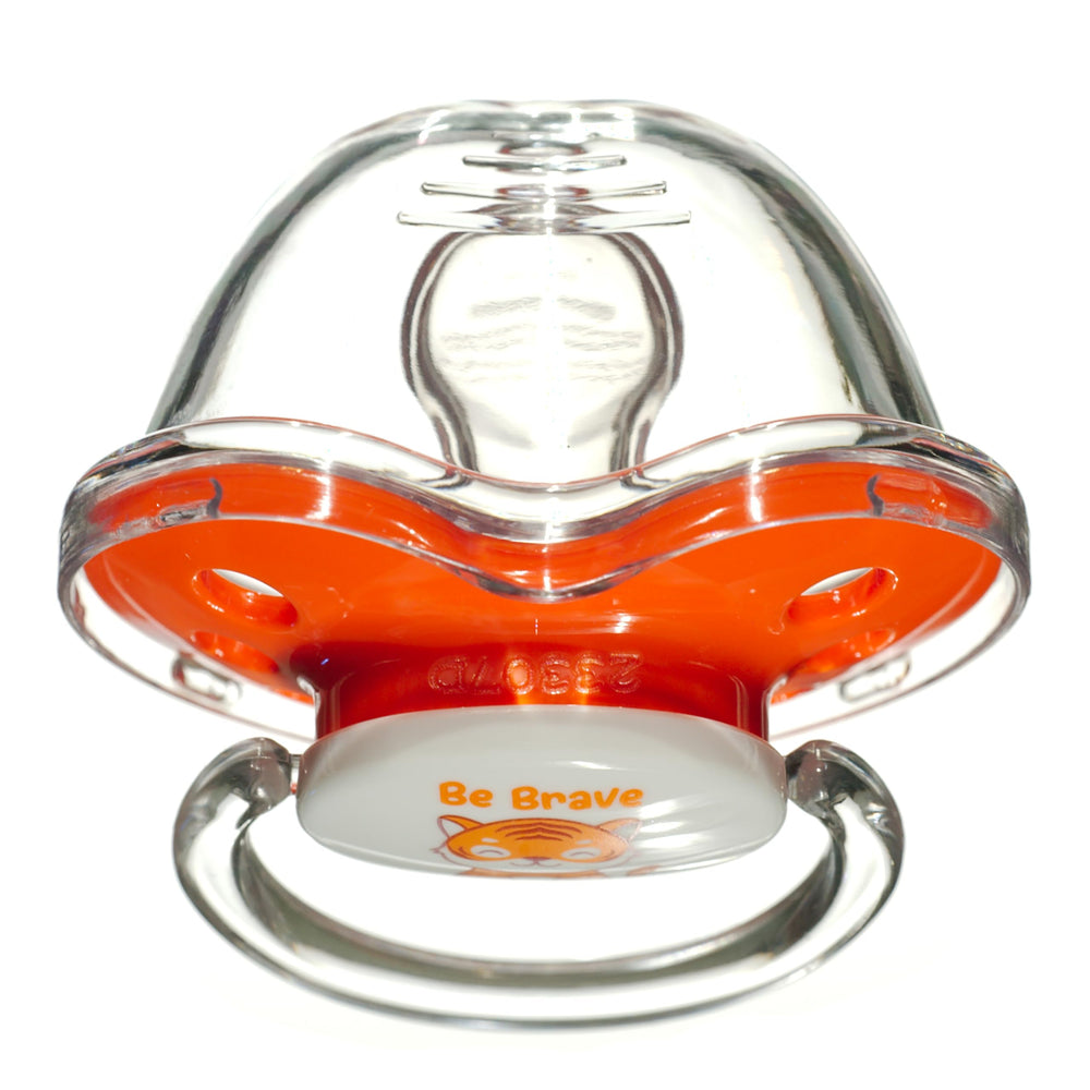 Binky curved nipple supports natural tongue rest