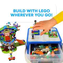 Bins & Things durable-plastic toy-storage-box image emphasizes sturdy construction for bricks and dolls.