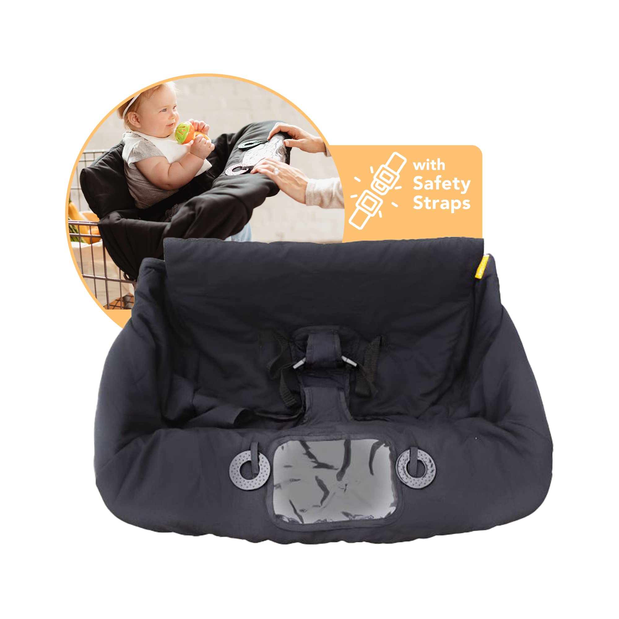 Binxy Baby 2-in-1 cover folds compactly with storage pouch