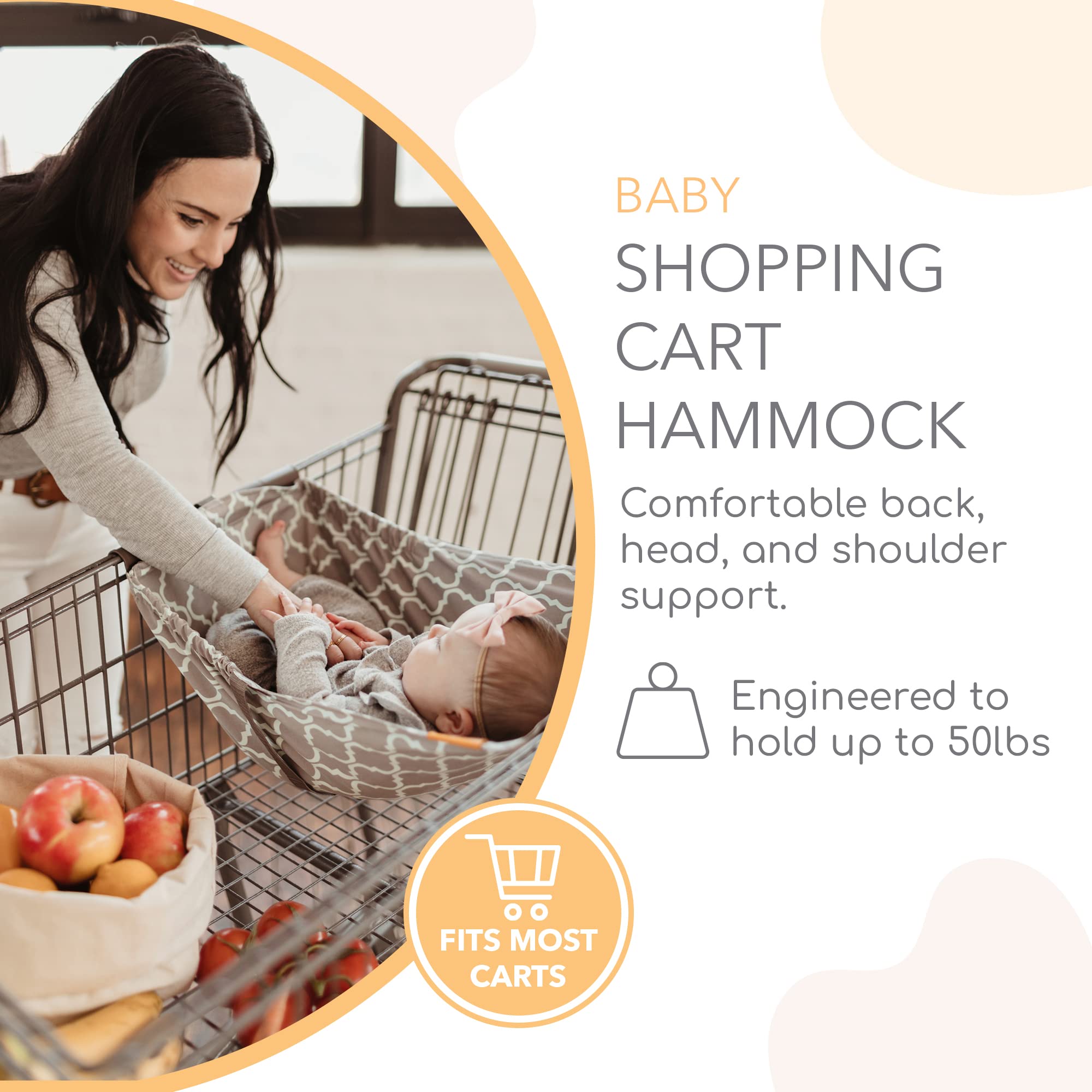 Binxy Baby cart hammock compact storage fits in a purse or backpack.