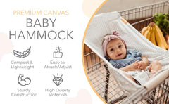 Binxy Baby Shopping Cart Hammock securely holds infant car seats inside the cart