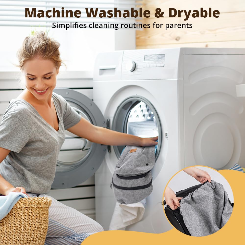 Bioby machine-washable dryer-safe design simplifies cleanup after outings