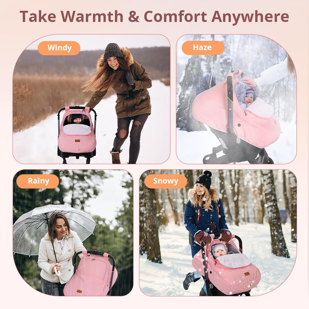 Bioby Winter Car Seat Cover machine washable for easy cleanup