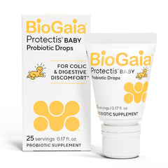 BioGaia Protectis Baby Drops bottle with dropper for gentle newborn tummy comfort
