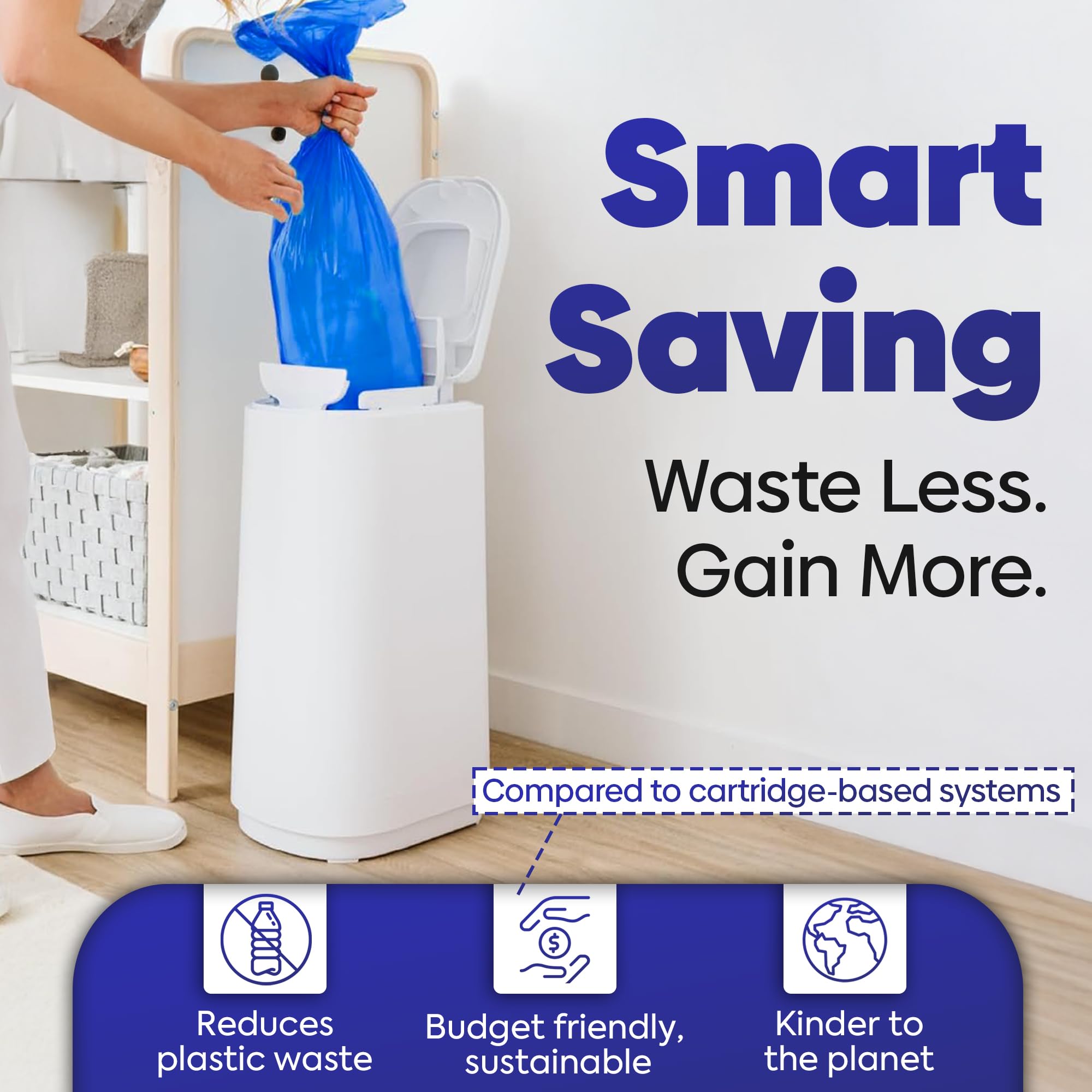Biomedintech long-lasting 60-bag pack offers extended supply.