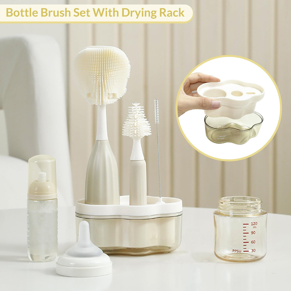 biqin bendable-head brush demonstrates flexible reach for hard-to-clean corners