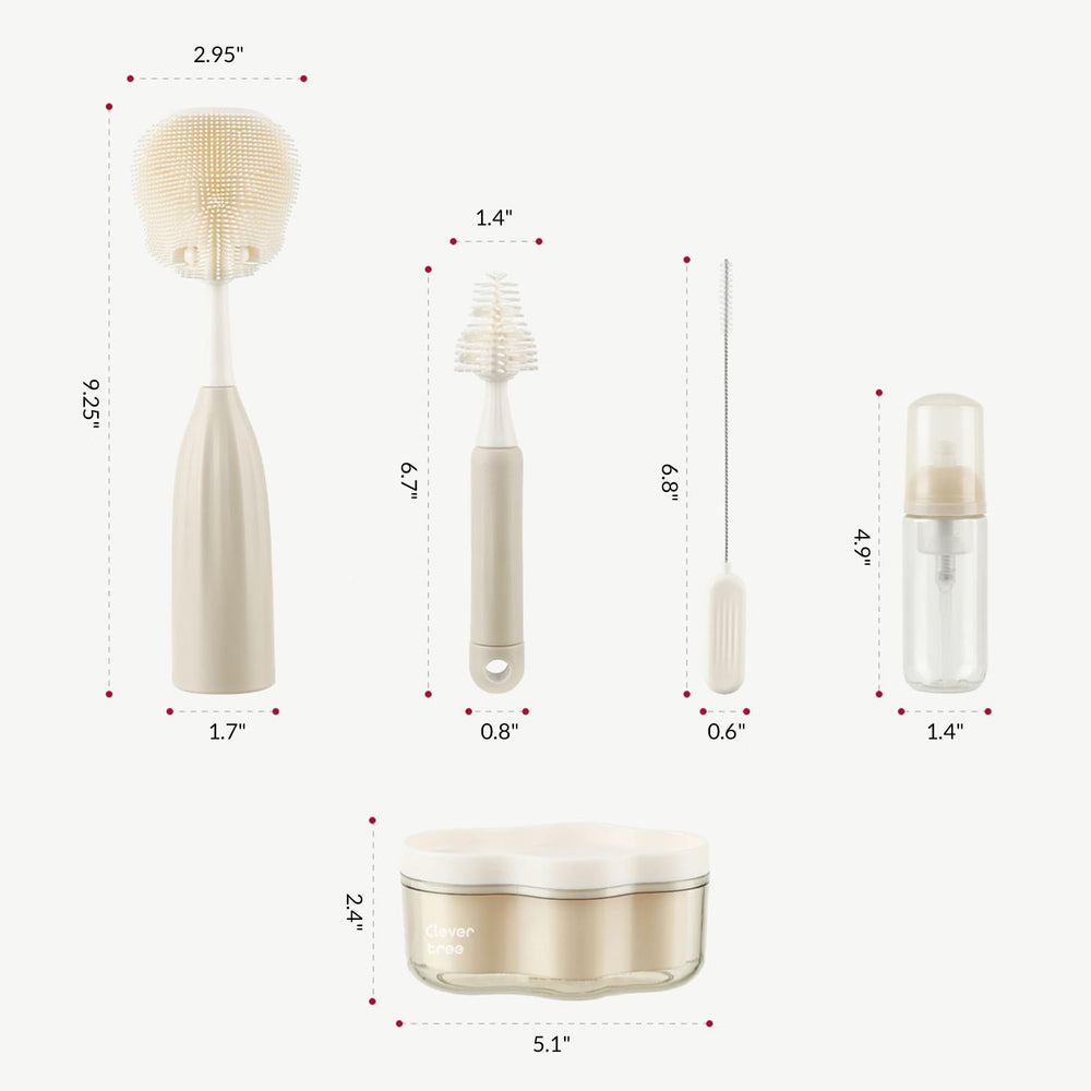 biqin travel-friendly kit packed in compact case for on-the-go cleaning