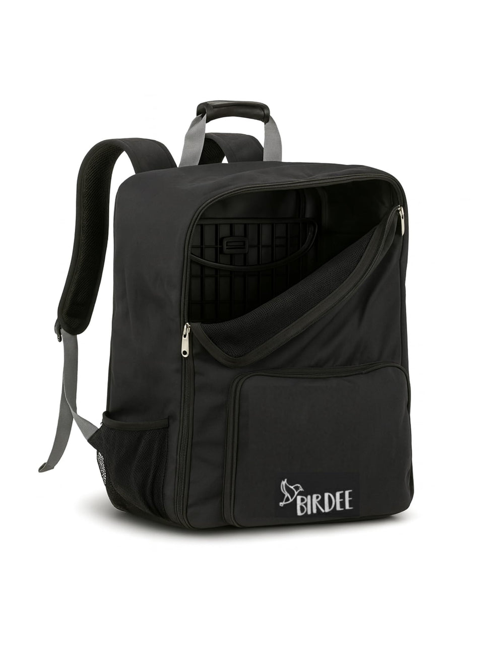 Birdee Bugaboo Butterfly travel bag shows a secure backpack design for hands-free travel.