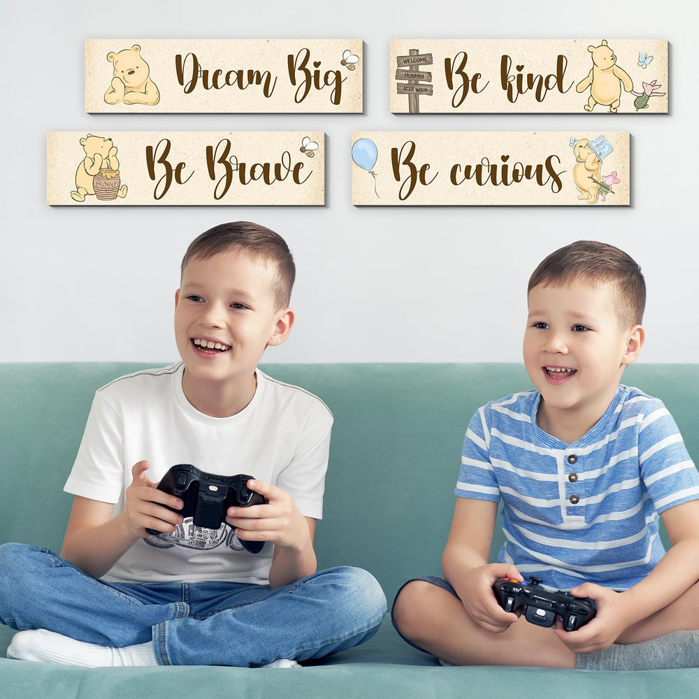 BirtDerr Winnie decor collection suits playrooms, bedrooms, and baths.