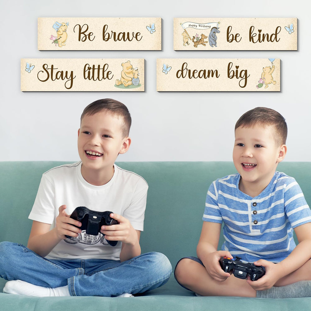 BirtDerr Winnie wall decor enhances bathrooms and shared spaces with playful character.