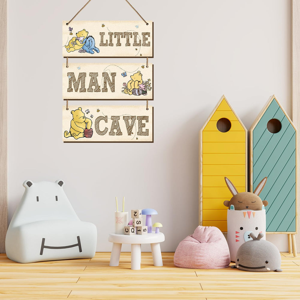 BirtDerr Winnie wall plaque right—playful Pooh decor in baths.