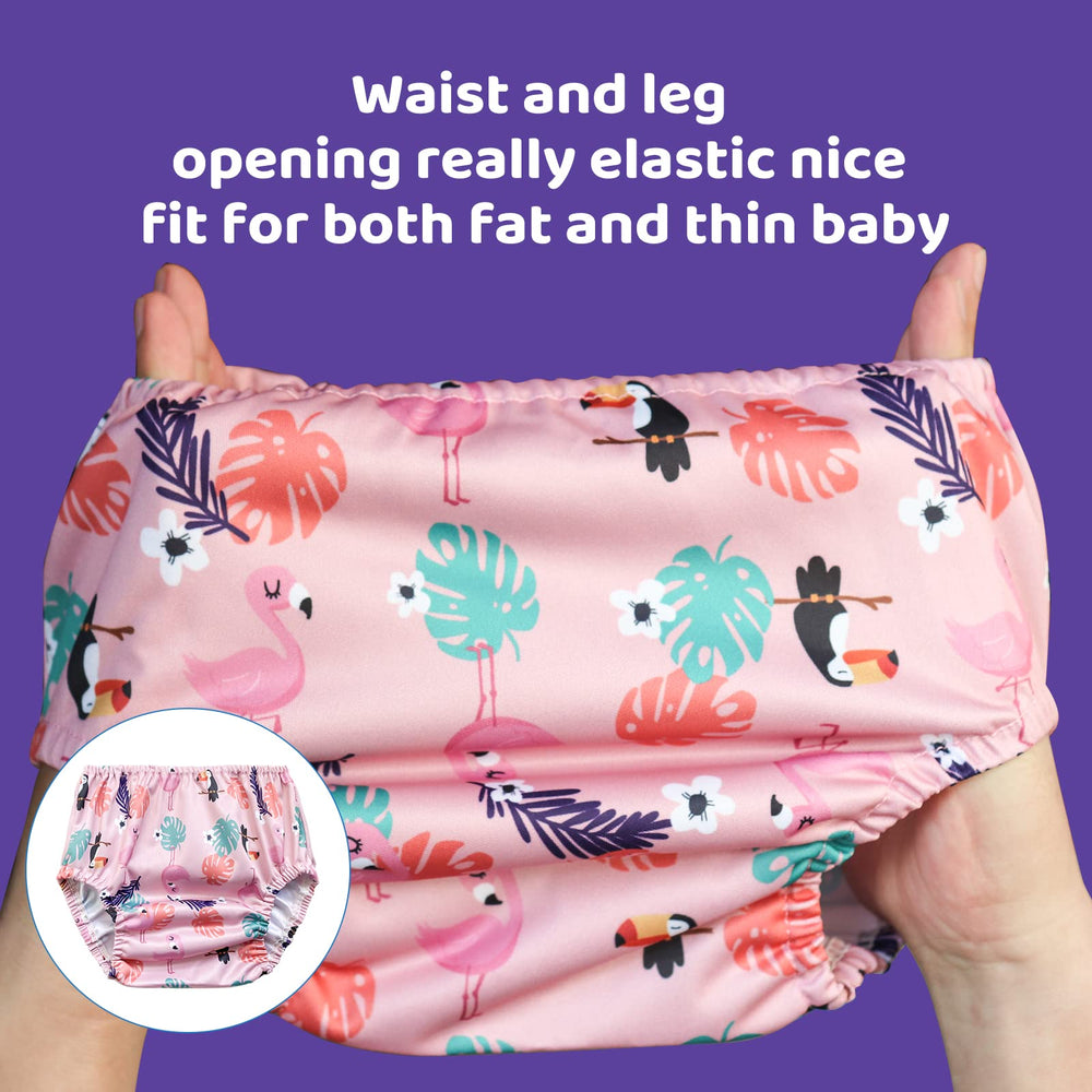 BISENKID elastic waist and leg openings provide comfy fit for active toddlers