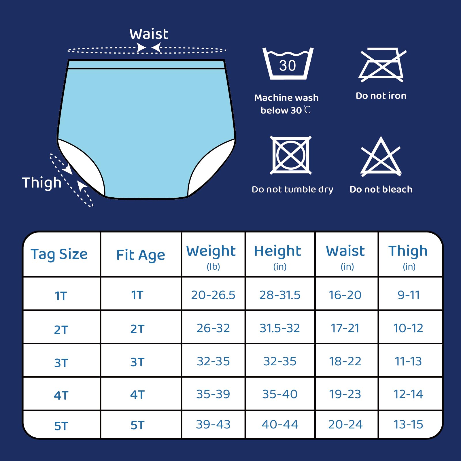 BISENKID polyester waterproof-layer cover protects clothing during messy moments.