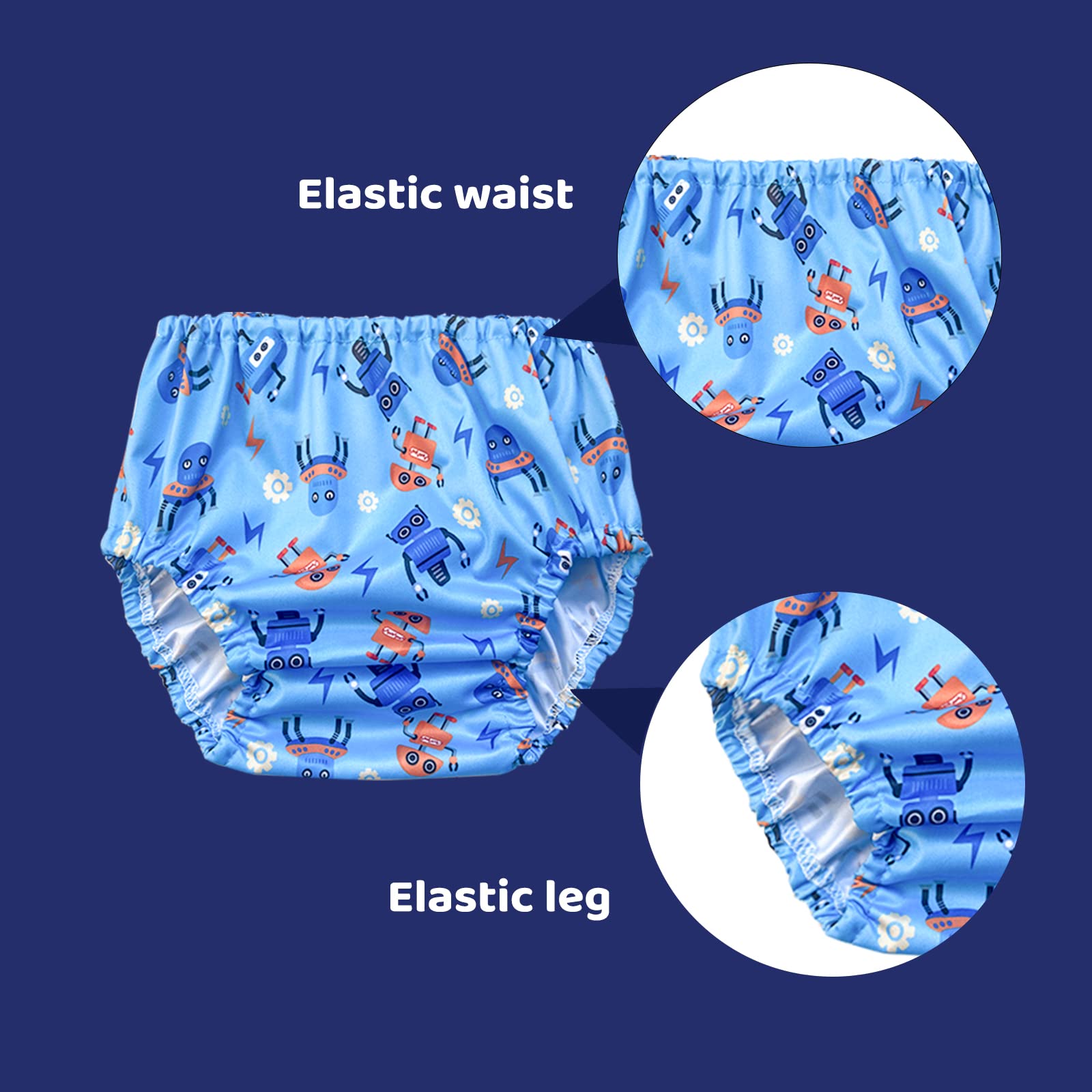 BISENKID toddler training pants overlays for easy layering.