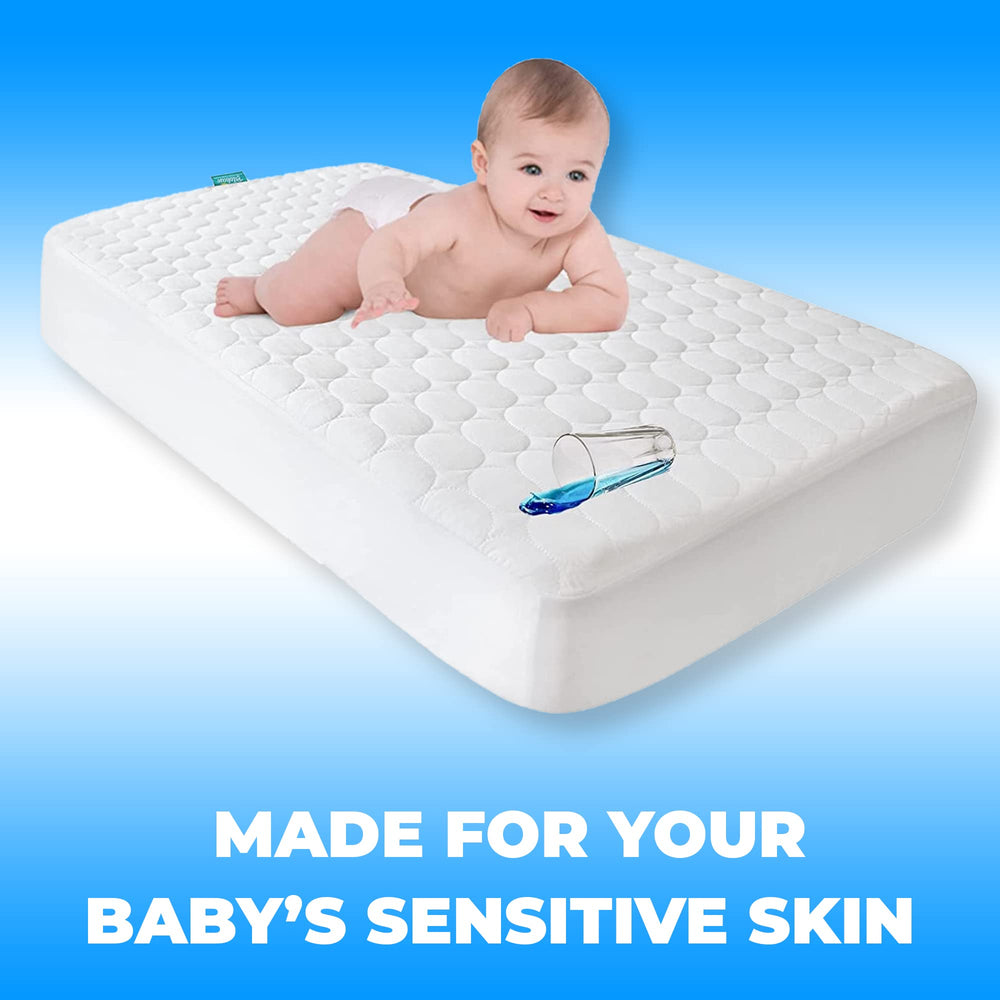 Standard 28x52 size from Bistras Deluxe fits most cribs