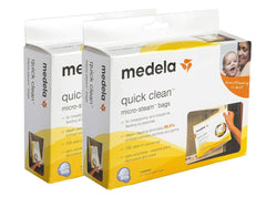 Bitybean Quick Clean Micro-Steam Bags used to sanitize breast pump parts and bottles