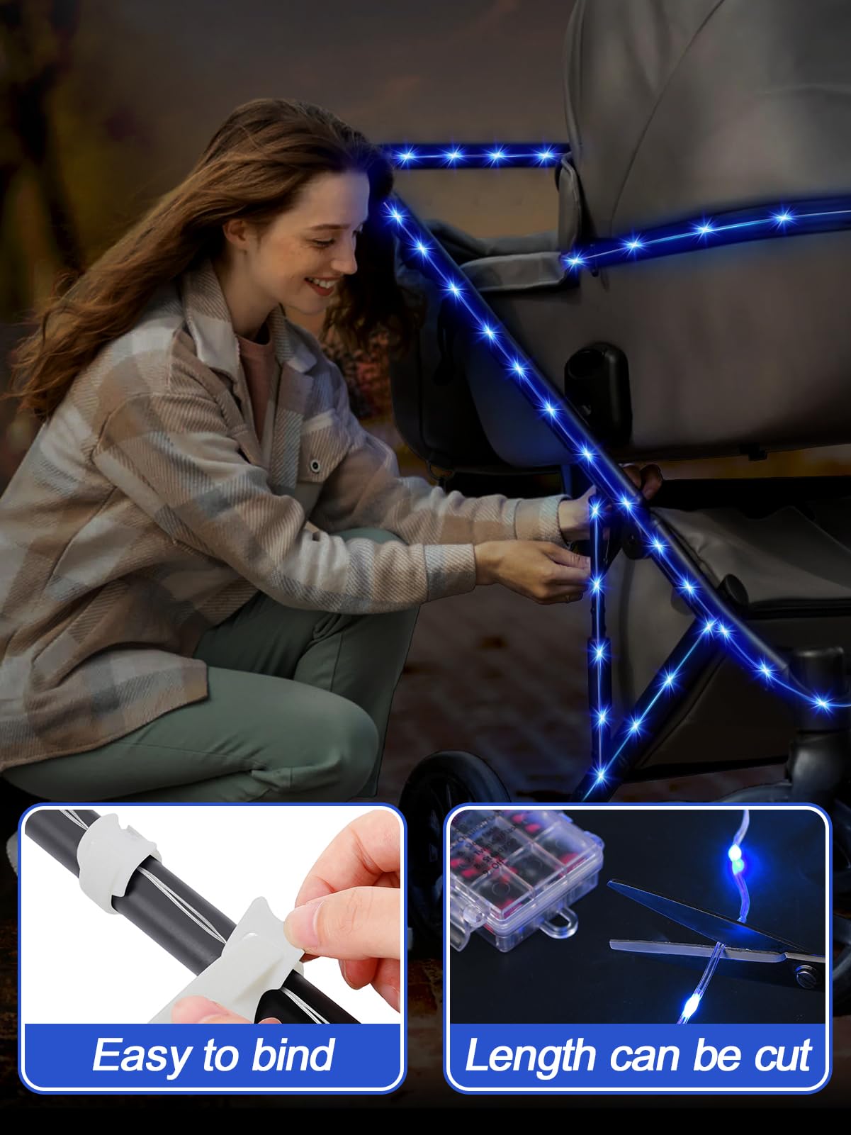 Biubee eight light modes offer customizable ambiance and visibility