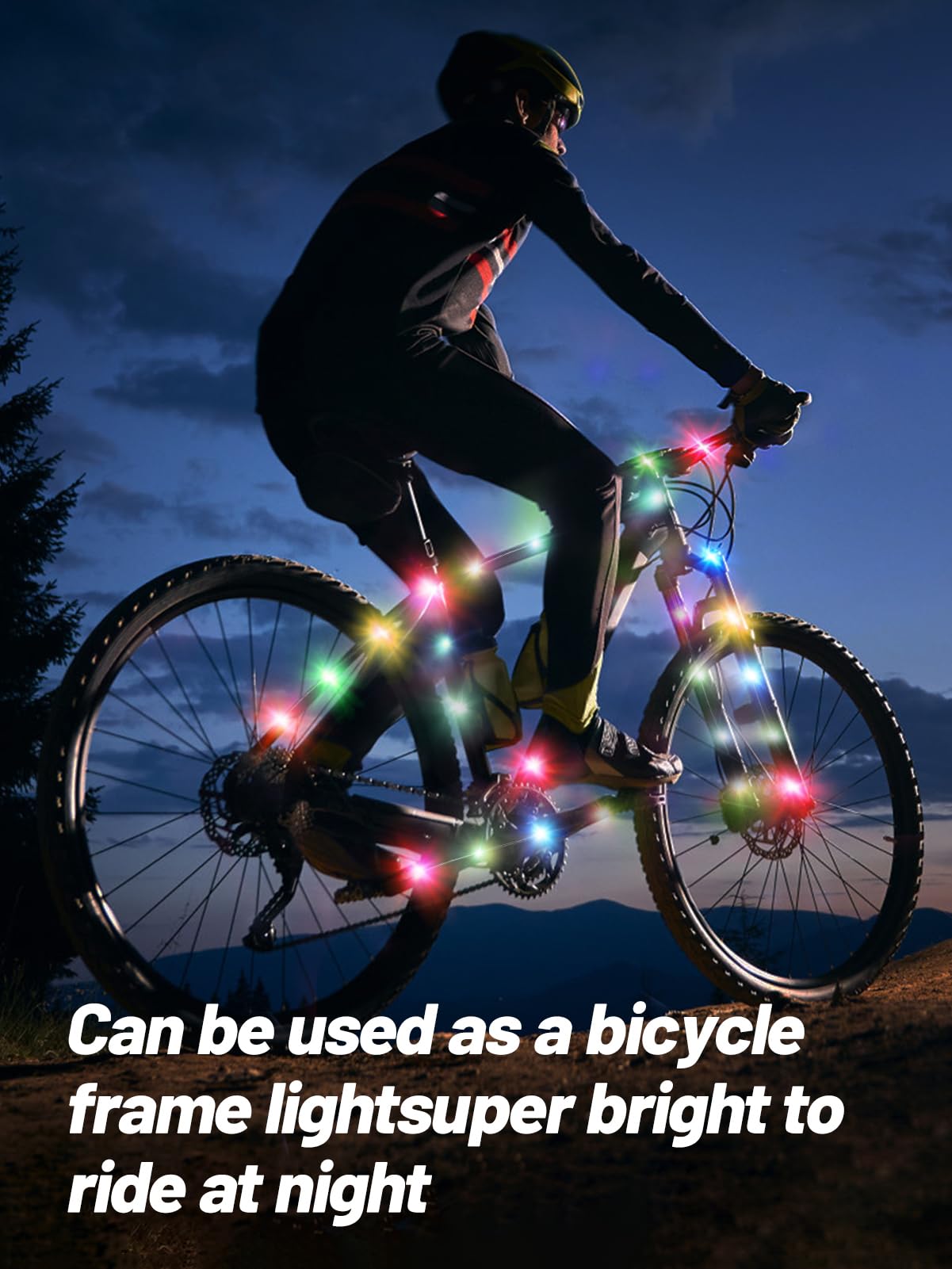 Biubee lights fit bikes and skateboards for versatile nighttime travel.