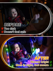 Biubee waterproof battery box powers lights safely outdoors.
