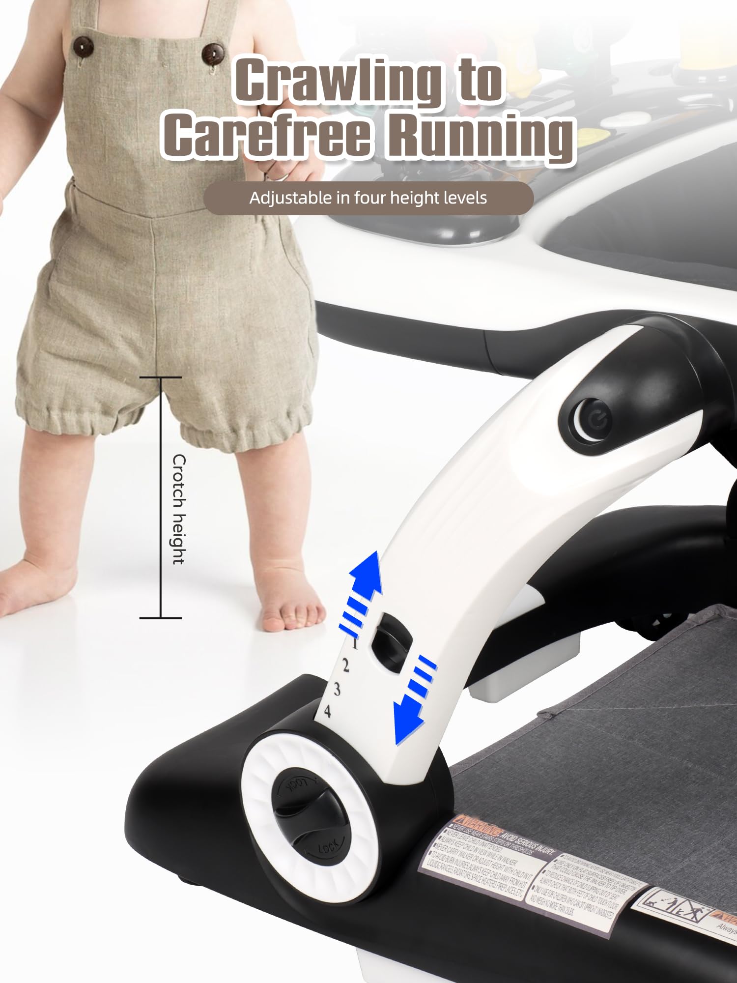 BIUSIKAN 6-in-1 baby walker supports multiple activities for growing movers.